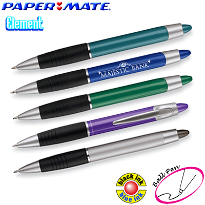 Promotional Pen: Paper Mate Element Pearlized Ball Point Ink Pen Customized Pens: Paper Mate Element Pearlized Ball Point Ink Pen