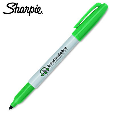 Customized Pens: Sharpie Fine Point Green Permanent Marker