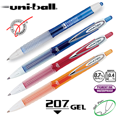 Promotional Pen: Uni-ball 207 Gel Fashion Pen Customized Pens: Uni-ball 207 Gel Fashion Pen