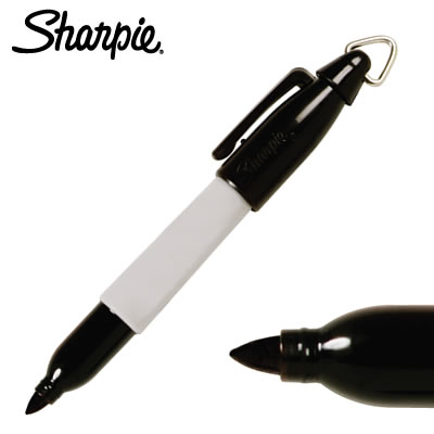 Promotional Pen: Sharpie Mini Black Permanent Marker Customized Pens: Sharpie Mini Black Permanent Marker