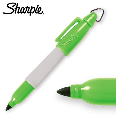 Promotional Pen: Sharpie Mini Lime Permanent Marker Customized Pens: Sharpie Mini Lime Permanent Marker