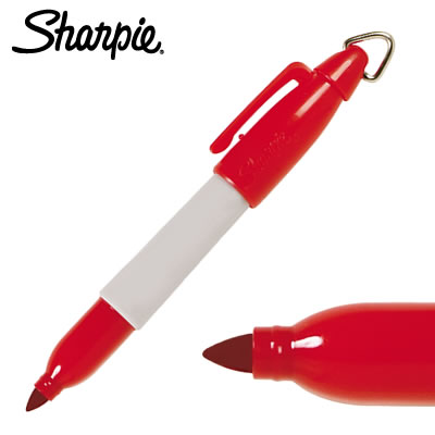 Promotional Pen: Sharpie Mini Red Permanent Marker Customized Pens: Sharpie Mini Red Permanent Marker