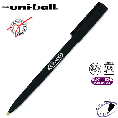 Promotional Pen: Uni-ball Onyx Fine Rollerball Pen Customized Pens: Uni-ball Onyx Fine Rollerball Pen
