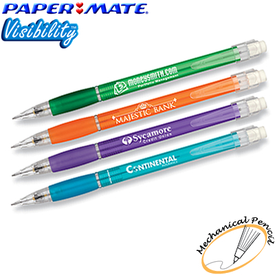 Promotional Pen: Paper Mate Visibility Translucent Pencil Customized Pens: Paper Mate Visibility Translucent Pencil