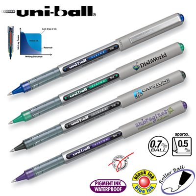Promotional Pen: Uni-ball Vision Rollerball Pen Customized Pens: Uni-ball Vision Rollerball Pen