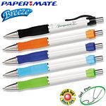 Customized Pens: Paper Mate Breeze White Barrel Gel Ink Pen