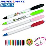 Customized Pens: Paper Mate Sport White Barrel Retractable Pen