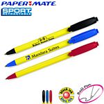 Customized Pens: Paper Mate Sport Yellow Barrel Retractable Pen
