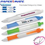 Customized Pens: Paper Mate TriEdge Translucent Barrel Ball Point Pen