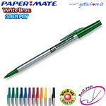 Customized Pens: Paper Mate Write Bros Silver Barrel Stick Pen