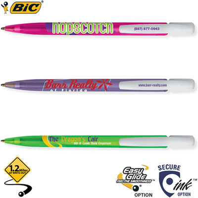 Customized Pens: BIC Media Clic Ice Pen