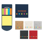 Promotional Sticky Notes and Flags in Pocket Case - Customized Sticky Note Holders