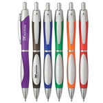 Promotional Sierra Translucent Retractable Pen - Customized Plastic Pens
