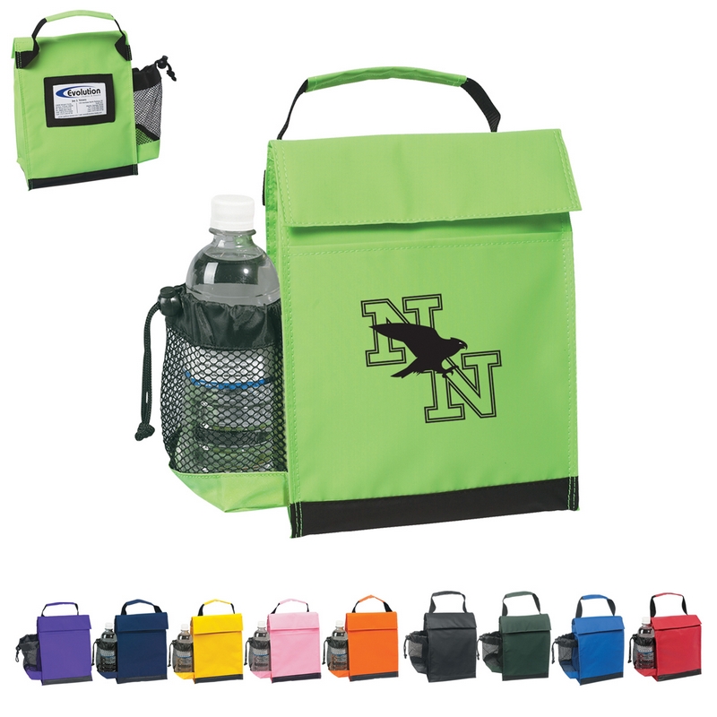 lunch bag with bottle holder