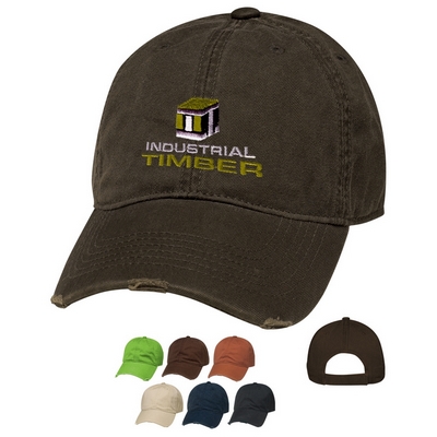 Promotional Caps: Customized Embroidered Torn Visor Cap