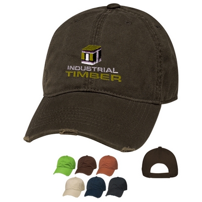 Customized Embroidered Torn Visor Cap Promotional Caps: Customized Embroidered Torn Visor Cap