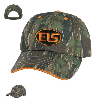 Promotional Caps: Customized Embroidered Hunting Camouflage Cap