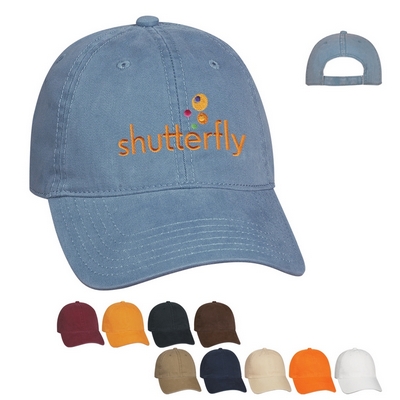 Customized Washed Cotton Cap Promotional Caps: Customized Washed Cotton Cap