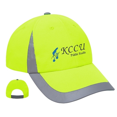 Customized Embroidered Neon Reflective Cap Promotional Caps: Customized Embroidered Neon Reflective Cap