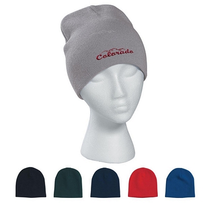 Promotional Beanie Caps: Customized Embroidered Knit Beanie Cap