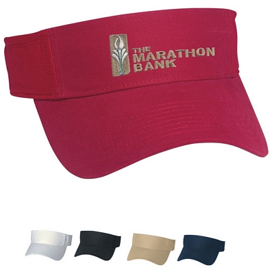 Promotional Visors: Customized Embroidered DRY Mesh Back Visor