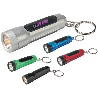 Promotional Key Chains: Customized Mini LED Torch Light with Key Ring