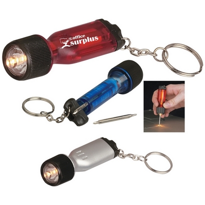Customized Mini Tool Light Key Ring Promotional Tool Lights: Customized Mini Tool Light Key Ring
