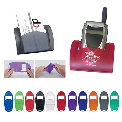 Customized Cell Phone & Business Card Holder Promotional Business Card Holders: Customized Cell Phone & Business Card Holder