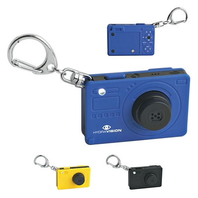 Promotional Key Chains: Customized Camera Key Chain With Light And Sound