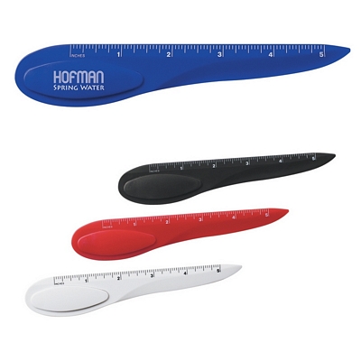 Customized 3-in-1 Letter Ruler Letter Opener Promotional Letter Openers: Customized 3-in-1 Letter Ruler Letter Opener