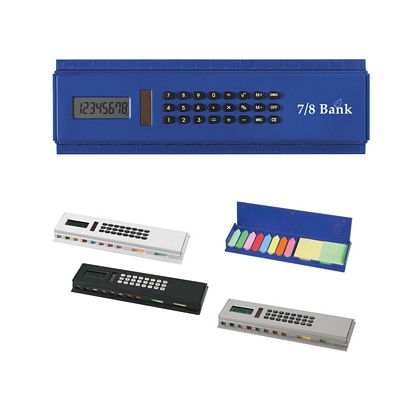 Customized Calculator Memo Holder Desk Set Promotional Calculators: Customized Calculator Memo Holder Desk Set