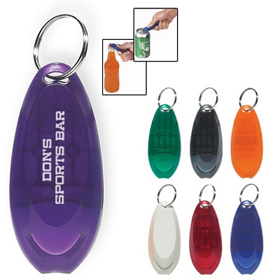 Customized Plastic Dual Bottle Can Opener Key Ring Promotional Key Chains: Customized Plastic Dual Bottle Can Opener Key Ring