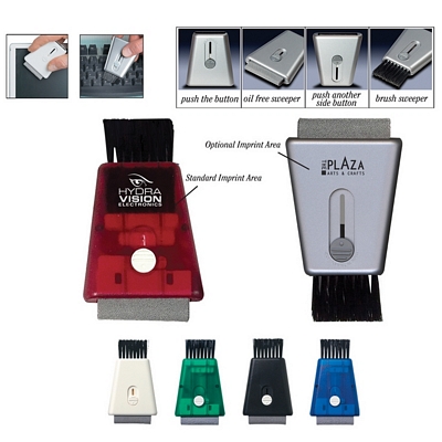 Customized 2 in 1 Keyboard and Screen Clean & Sweep Promotional Screen Cleaners: Customized 2 in 1 Keyboard and Screen Clean & Sweep