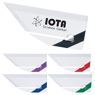 Customized Letter Slitter Letter Opener with Ruler Promotional Letter Openers: Customized Letter Slitter Letter Opener with Ruler