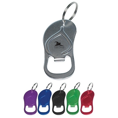 Customized Sandal Bottle Opener Key Ring Promotional Bottle Openers: Customized Sandal Bottle Opener Key Ring