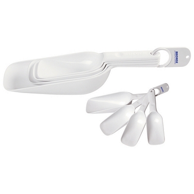 Customized Set of Four Measuring Scoops Promotional Measuring Spoons: Customized Set of Four Measuring Scoops
