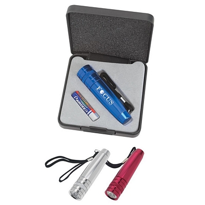 Customized Small Aluminum Flashlight with Strap Promotional Flashlights: Customized Small Aluminum Flashlight with Strap