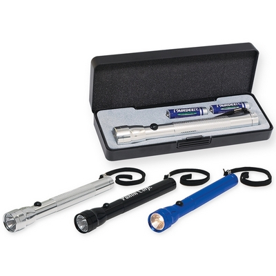 Customized Large Aluminum Flashlight Promotional Flashlights: Customized Large Aluminum Flashlight