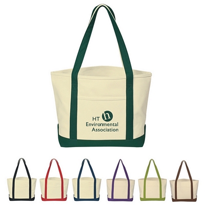 Promotional Tote Bags: Customized Heavy Cotton Canvas Boat Tote Bag