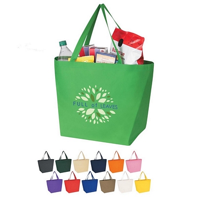Promotional Shopping Tote Bags: Customized Non-Woven Budget Shopper Tote Bag