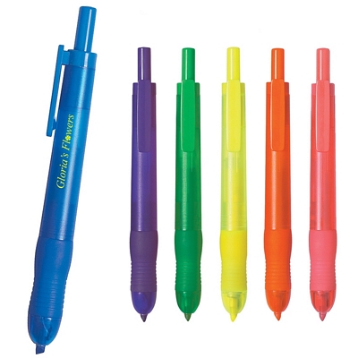 Customized Retractable Highlighter Promotional Highlighters: Customized Retractable Highlighter
