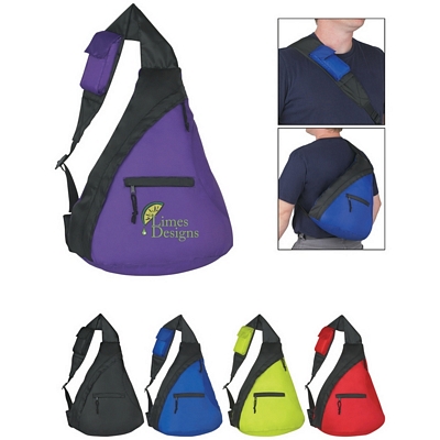 Promotional Sling Bags: Customized Fun Style Budget Sling Backpack