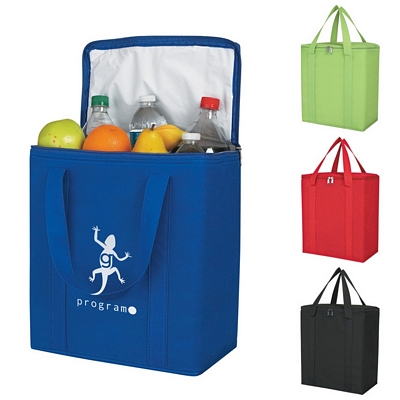 Customized Non-woven Insulated Marketplace Tote Bag Promotional Tote Bags: Customized Non-woven Insulated Marketplace Tote Bag