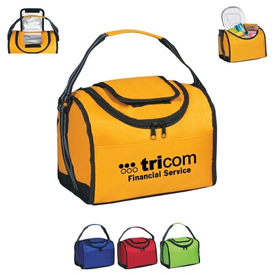 Promotional Lunch Bags: Customized Flip Flap Insulated Lunch Bag