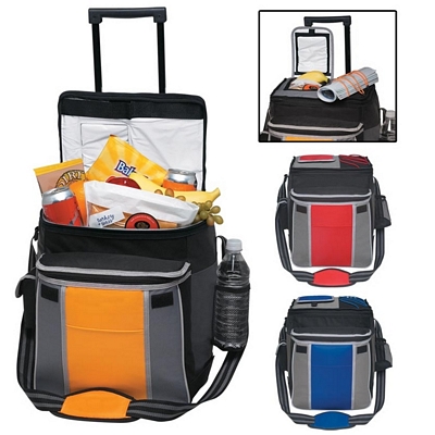 Customized Flip Flap Rolling Kooler Promotional Coolers: Customized Flip Flap Rolling Kooler