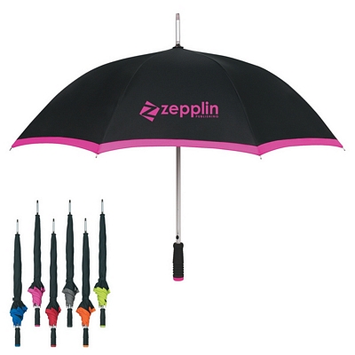 Customized 46 Arc Edge Two-Tone Umbrella Promotional Umbrellas: Customized 46 Arc Edge Two-Tone Umbrella