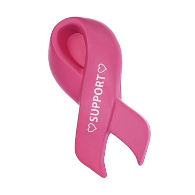 Customized Pink Ribbon and Blue Ribbon Stress Relievers Promotional Stress Relievers: Customized Pink Ribbon and Blue Ribbon Stress Relievers