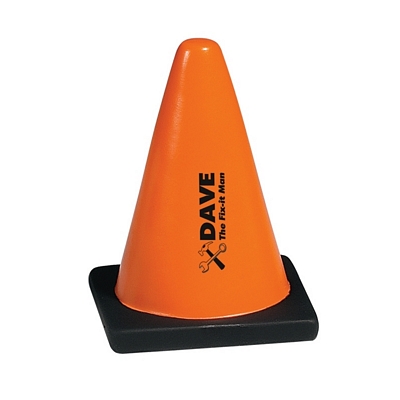 Customized Cone Stress Relievers Promotional Stress Relievers: Customized Cone Stress Relievers