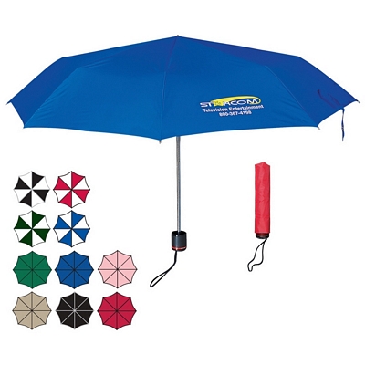 Promotional Umbrellas: Customized 43 Arc Super-Mini Telescopic Folding Umbrella