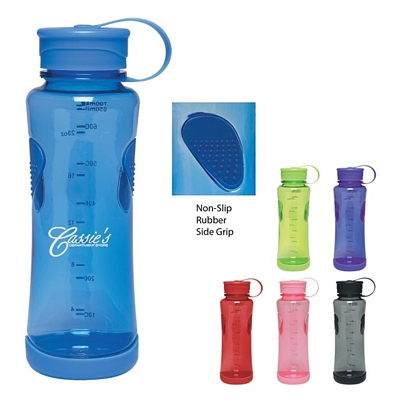 Customized 22 oz. Gripper Polycarbonate Bottle Promotional Sports Bottles: Customized 22 oz. Gripper Polycarbonate Bottle